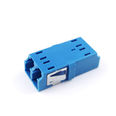 FTTH Duplex LC UPC Glasvezel Adapter 2 Port Coupler PBT Earless Design voor Netwerken