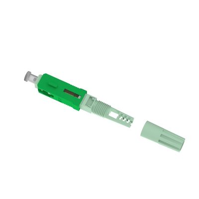 SC APC Glasvezel snelle connector voor netwerkveld assemblage retourverlies APC≥55dB