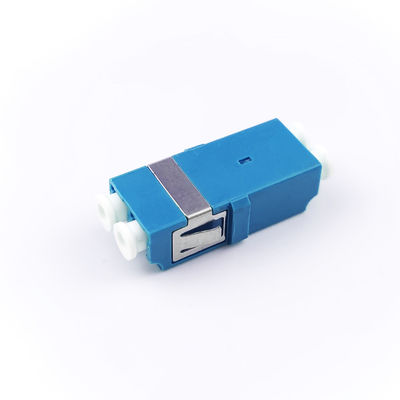 FTTH Duplex LC UPC Glasvezel Adapter 2 Port Coupler PBT Earless Design voor Netwerken