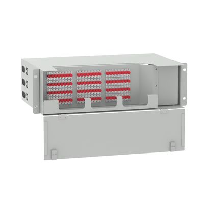 ODN-netwerk 19 inch Swing Patch Panel UPC Type 96 Cores Glasvezelapparatuur voor FTTX