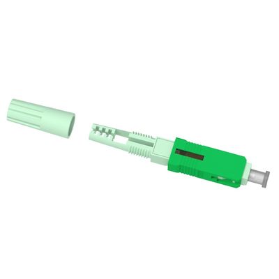SC APC Glasvezel snelle connector voor netwerkveld assemblage retourverlies APC≥55dB
