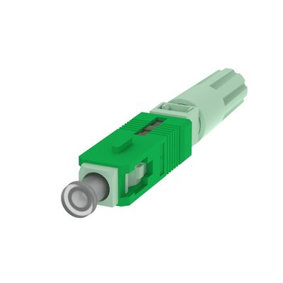SC APC Glasvezel snelle connector voor netwerkveld assemblage retourverlies APC≥55dB