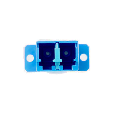 2 poorten PBT LC UPC Glasvezel Adapter Eared Duplex Coupler voor Glasvezel Coupler