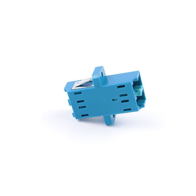 2 poorten PBT LC UPC Glasvezel Adapter Eared Duplex Coupler voor Glasvezel Coupler