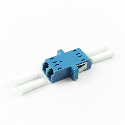 2 poorten PBT LC UPC Glasvezel Adapter Eared Duplex Coupler voor Glasvezel Coupler