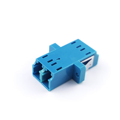 2 poorten PBT LC UPC Glasvezel Adapter Eared Duplex Coupler voor Glasvezel Coupler