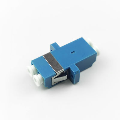 2 poorten PBT LC UPC Glasvezel Adapter Eared Duplex Coupler voor Glasvezel Coupler