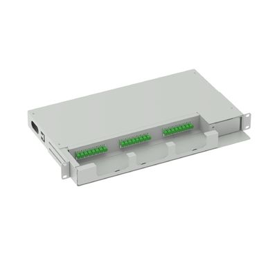 24 cores FC APC Type 19 inch Swing Patch Panel voor ODN-netwerk optische distributieframe