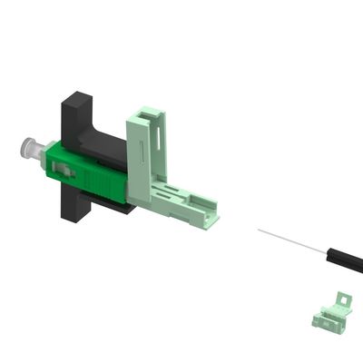 Simplex SC APC glasvezel snelle connector 5 gebruikt voor draadloze LAN netwerk veld assemblage