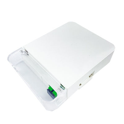 FTTH-netwerk binnenshuis glasvezel-faceplate-aansluitingspaneel met 1 Core SC-connectortype