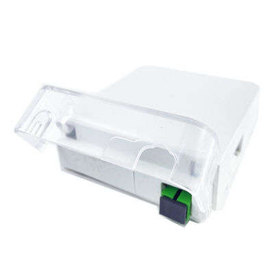 FTTH-netwerk binnenshuis glasvezel-faceplate-aansluitingspaneel met 1 Core SC-connectortype