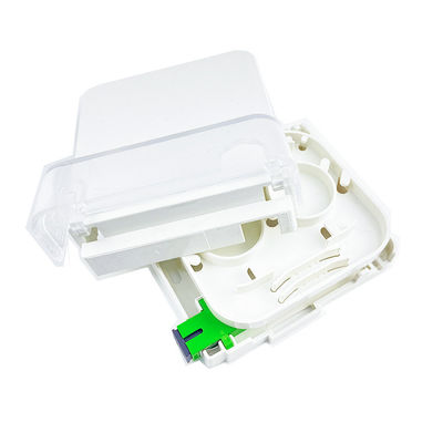 FTTH-netwerk binnenshuis glasvezel-faceplate-aansluitingspaneel met 1 Core SC-connectortype