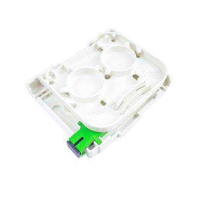 FTTH-netwerk binnenshuis glasvezel-faceplate-aansluitingspaneel met 1 Core SC-connectortype