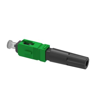 Vinnige connector Simplex SC APC glasvezel-dropkabel met UPC gepolijste veldassemblage