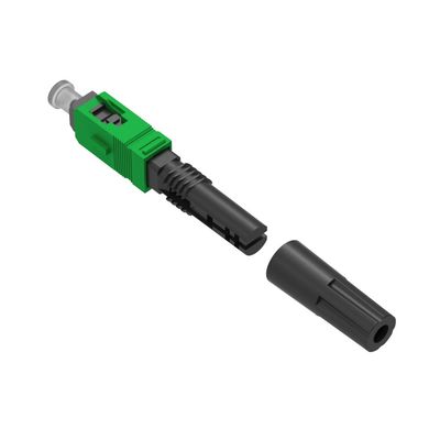 Vinnige connector Simplex SC APC glasvezel-dropkabel met UPC gepolijste veldassemblage