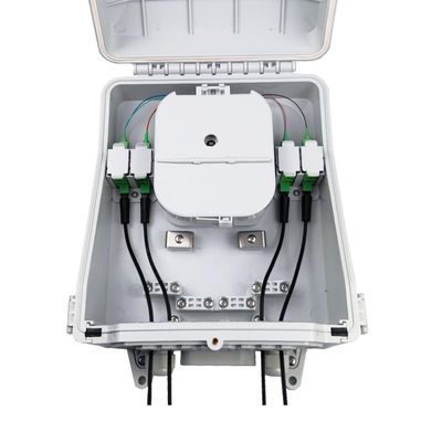 16 Cores Outdoor Fiber Optic Terminal Distribution Box voor Dropcable en hoofdkabel
