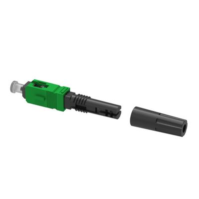 Vinnige connector Simplex SC APC glasvezel-dropkabel met UPC gepolijste veldassemblage