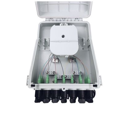 16 Cores Outdoor Fiber Optic Terminal Distribution Box voor Dropcable en hoofdkabel