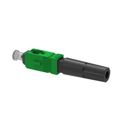 Vinnige connector Simplex SC APC glasvezel-dropkabel met UPC gepolijste veldassemblage