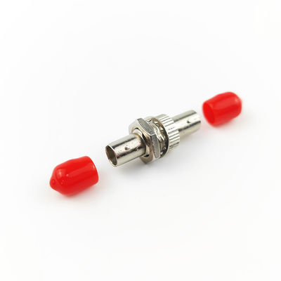 Zinklegeringsmateriaal van kunststof Circular Simplex ST UPC-optische vezeladapter met 5 keer
