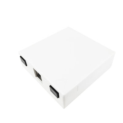 2 Core Plastic Fiber Optic Faceplate Socket Panel Network voor FTTH-installaties binnen