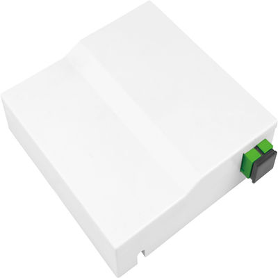 1 Core Plastic Fiber Optic Faceplate Socket Panel Wit essentieel voor FTTH-verbinding