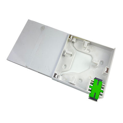 1 Core Plastic Fiber Optic Faceplate Socket Panel Wit essentieel voor FTTH-verbinding