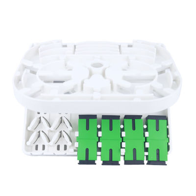 5 FTTX 4 Kernen Plastic Fiber Optic Faceplate Socket Panel voor en FTTX