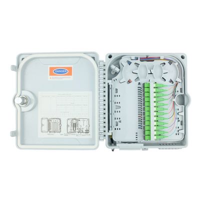 Fiberoptische distributie doos toegang FTTH Outdoor 12 Cores Terminatie IP68 Telecom Power