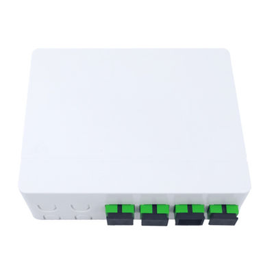 5 FTTX 4 Kernen Plastic Fiber Optic Faceplate Socket Panel voor en FTTX