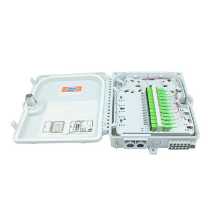 Fiberoptische distributie doos toegang FTTH Outdoor 12 Cores Terminatie IP68 Telecom Power