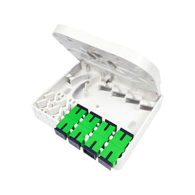 5 FTTX 4 Kernen Plastic Fiber Optic Faceplate Socket Panel voor en FTTX