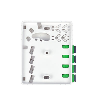5 FTTX 4 Kernen Plastic Fiber Optic Faceplate Socket Panel voor en FTTX