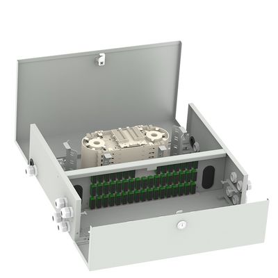 72/96 Cores SC Connector Indoor Fiber Optic Termination Box voor draadloze LAN-distributie