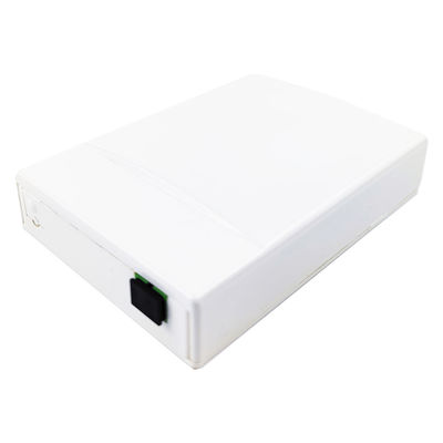 2 kernen Plastic Fiber Optic Faceplate Socket Panel SC Connector Type voor bekabelde LAN-netwerken