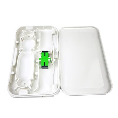 FTTH-netwerk Indoor Wit 1 Core Plastic Fiber Optic Faceplate Socket Panel SC Connector Type 5