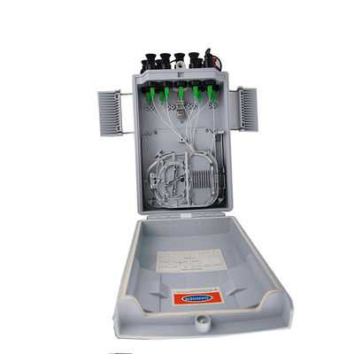 PC ABS glasvezelverspreidingsdoos voor FTTH 8 Core Fiber Optica Splitters