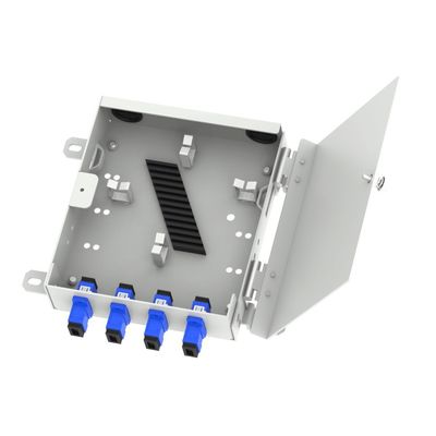 FTTX Network ODN Metal Mini Fiber Optic FTTH Terminal Box 8 Core Distribution met LC en SC connectoren