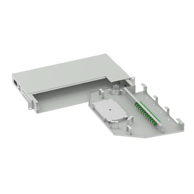 FTTX 19 inch Swing Patch Panel LC APC Type 12 Cores Glasvezelapparatuur met 5