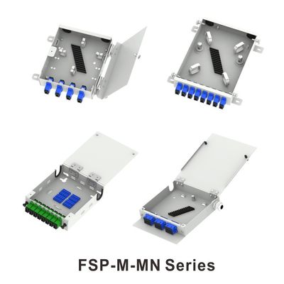 FTTX Network ODN Metal Mini Fiber Optic FTTH Terminal Box 8 Core Distribution met LC en SC connectoren