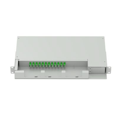FTTX 19 inch Swing Patch Panel LC APC Type 12 Cores Glasvezelapparatuur met 5
