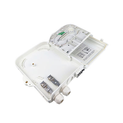 Muur/pool 8 kernen buiten FTTH optische terminal glasvezel distributie doos met 3 keer