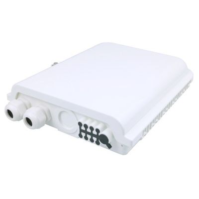 Muur/pool 8 kernen buiten FTTH optische terminal glasvezel distributie doos met 3 keer