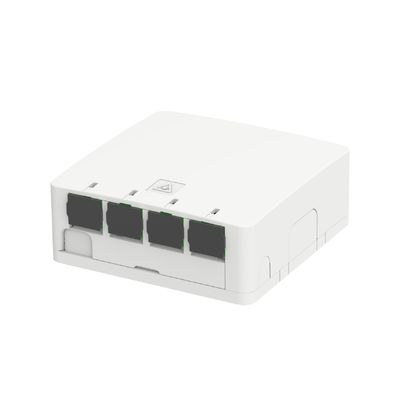 FTTX 4 Core Plastic Fiber Optic Faceplate Socket Panel voor binnen met SC-connector
