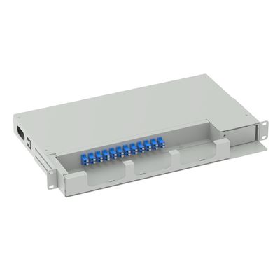 ODN-netwerk 12 cores optische distributieframe LC UPC Type 19 inch Swing Patch Panel