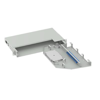 ODN-netwerk 12 cores optische distributieframe LC UPC Type 19 inch Swing Patch Panel