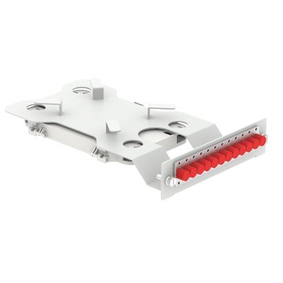 Grijs RAL 7035 4U 144 kernen 19 inch glasvezel patch panel Sub ODF met 3