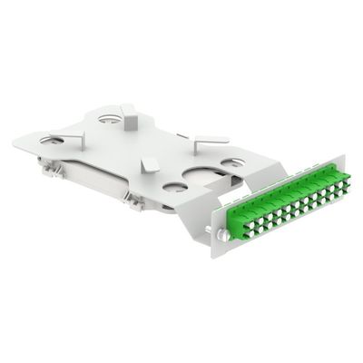 Grijs RAL 7035 4U 144 kernen 19 inch glasvezel patch panel Sub ODF met 3