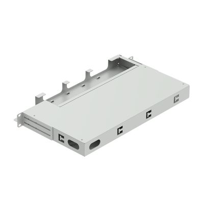 12 Core Swing Patch Panel Optisch Verdeelframe 19 Inch SC APC Type Glasvezelapparatuur nr.