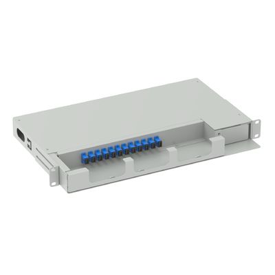 ODN-netwerk 19 inch Swing Patch Panel Glasvezelapparatuur met 12 kernen SC UPC Type 5